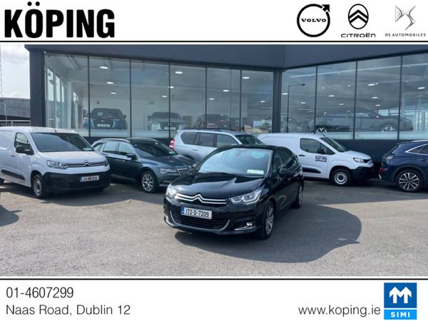 Citroen C4 Hatchback, Petrol, 2017, Black
