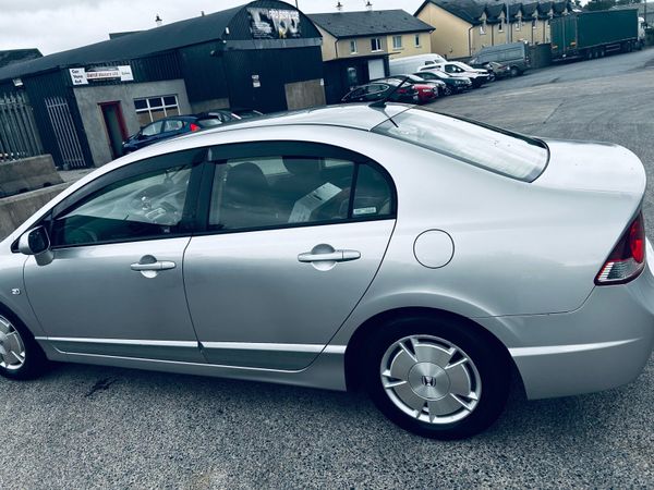 Honda Civic Saloon, Petrol Hybrid, 2008, Silver