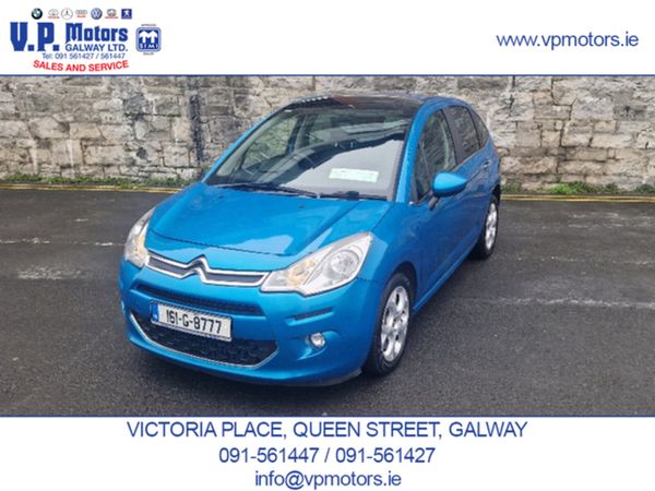 Citroen C3 Hatchback, Petrol, 2016, Blue