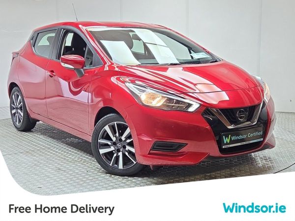 Nissan Micra Hatchback, Petrol, 2021, Red