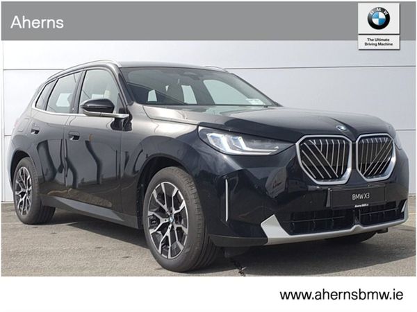 BMW X3 SUV, Petrol Plug-in Hybrid, 2025, Black