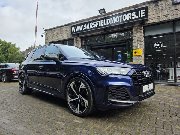 Audi Q7 SUV, Petrol Plug-in Hybrid, 2021, Blue