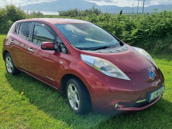 Nissan Leaf Hatchback, Electric, 2012, Red
