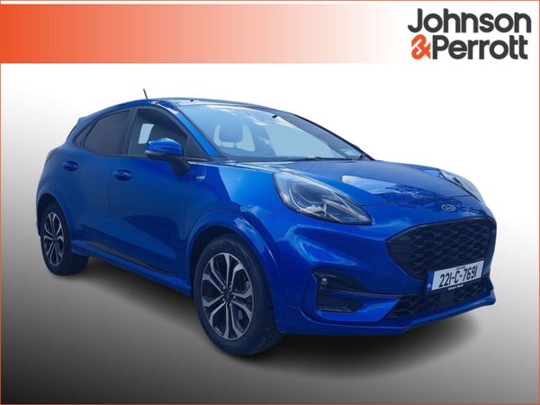 Ford Puma MPV, Petrol Hybrid, 2022, Blue