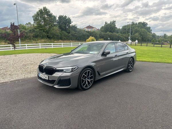 BMW 5-Series Saloon, Petrol Plug-in Hybrid, 2021, Grey