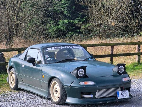 Mazda MX-5 Convertible, Petrol, 1990, Green