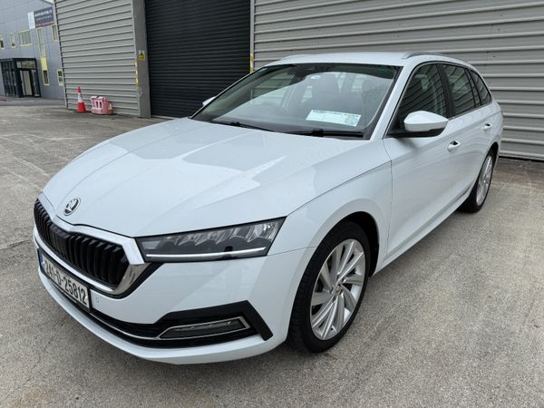 Skoda Octavia Estate, Petrol, 2024, White
