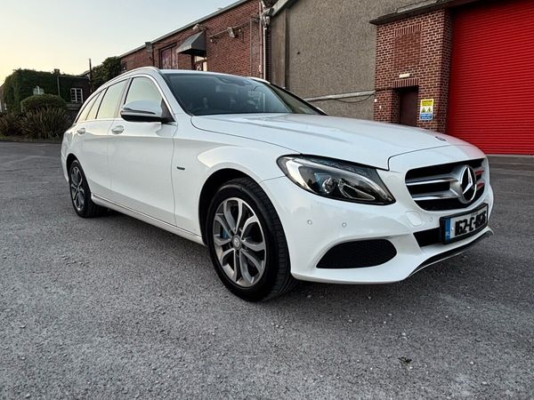 Mercedes-Benz C-Class Estate, Petrol Plug-in Hybrid, 2016, White