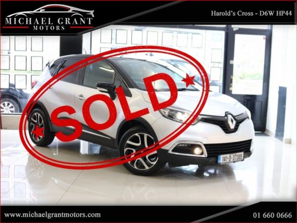 Renault Captur Crossover, Petrol, 2014, Silver