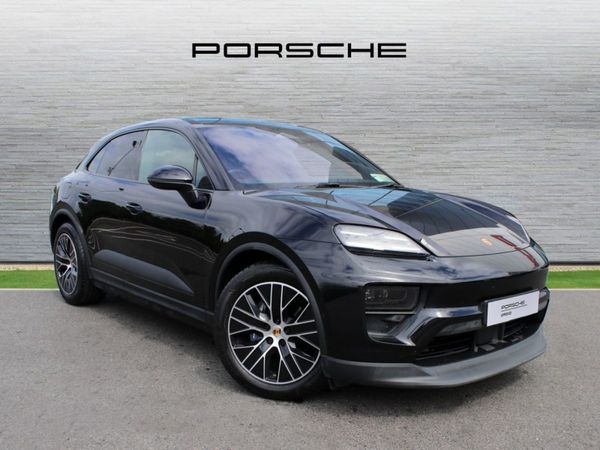 Porsche Macan SUV, Electric, 2025, Black