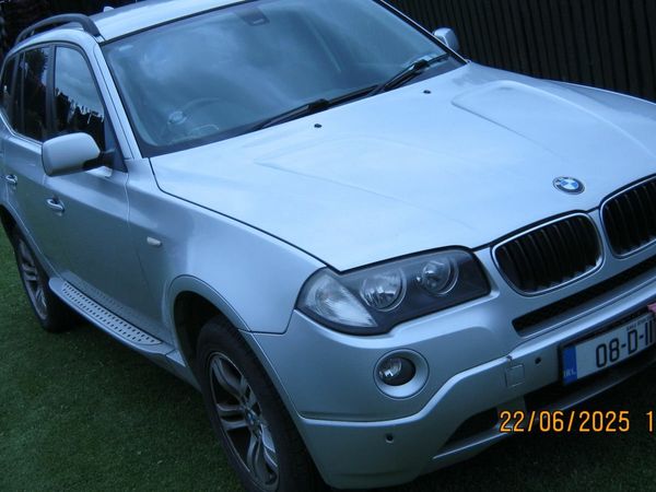 BMW X3 SUV, Diesel, 2008, Silver
