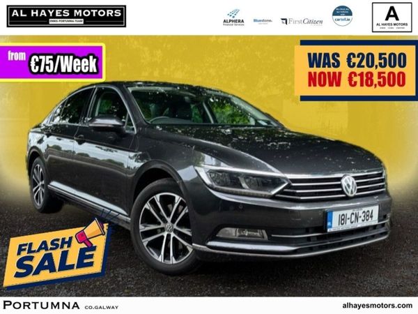 Volkswagen Passat Saloon, Diesel, 2018, Grey