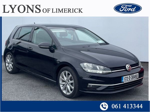 Volkswagen Golf Hatchback, Diesel, 2017, Black
