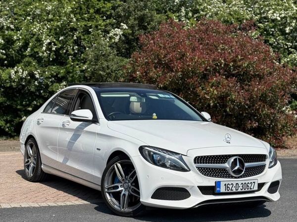 Mercedes-Benz C-Class Saloon, Petrol Plug-in Hybrid, 2016, White