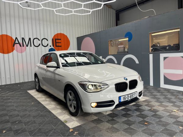 BMW 1-Series Hatchback, Petrol, 2015, White