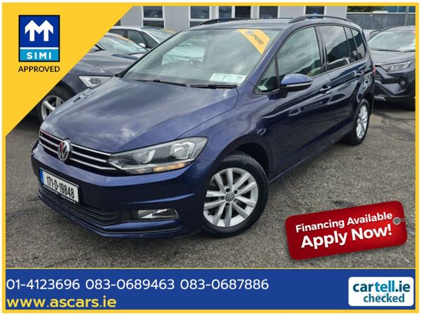 Volkswagen Touran MPV, Diesel, 2017, Blue