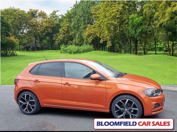 Volkswagen Polo Hatchback, Petrol, 2019, Orange