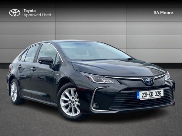 Toyota Corolla Saloon, Hybrid, 2022, Black