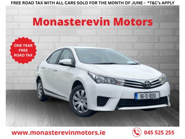 Toyota Corolla Saloon, Petrol, 2016, White