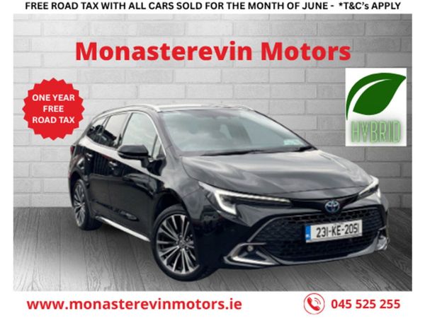 Toyota Corolla Estate, Petrol Hybrid, 2023, Black