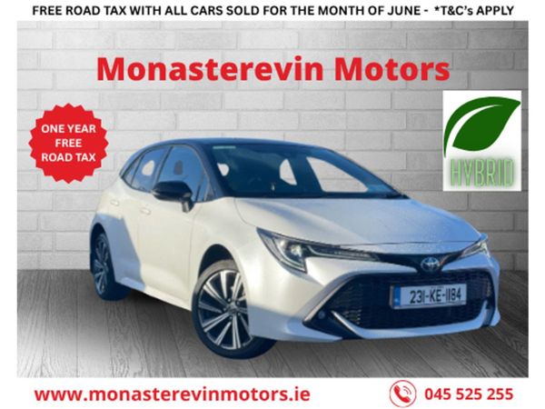 Toyota Corolla Hatchback, Petrol Hybrid, 2023, White