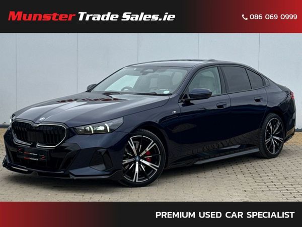 BMW 5-Series Saloon, Petrol Plug-in Hybrid, 2024, Blue