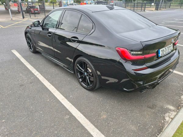 BMW 3-Series Saloon, Petrol Hybrid, 2020, Black