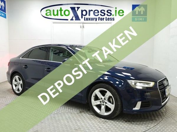 Audi A3 Saloon, Petrol, 2018, Blue