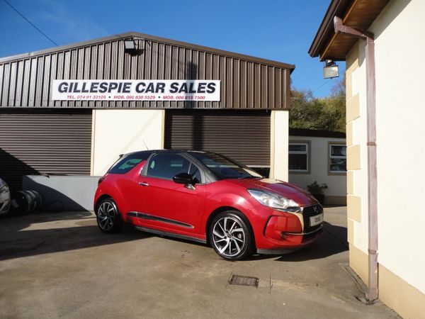 DS Automobiles DS 3 Hatchback, Diesel, 2016, Red
