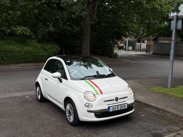 Fiat 500 Hatchback, Petrol, 2013, White