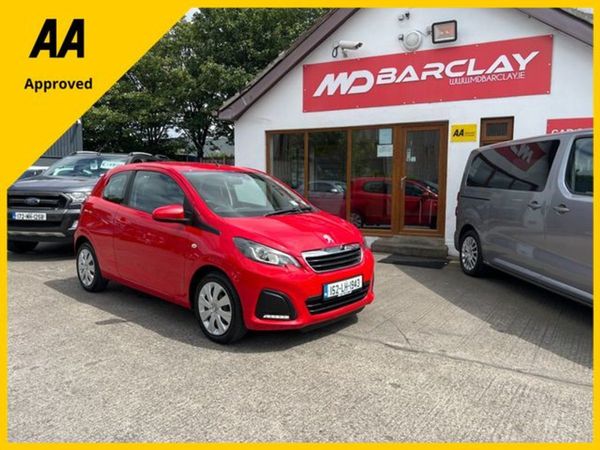 Peugeot 108 Hatchback, Petrol, 2015, Red