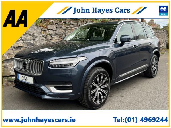 Volvo XC90 Estate, Petrol Plug-in Hybrid, 2021, Blue