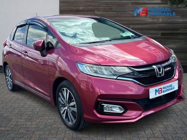 Honda Fit Hatchback, Petrol Hybrid, 2017, Burgundy