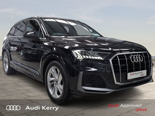 Audi Q7 Estate, Petrol Hybrid, 2021, Black