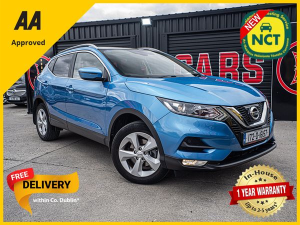 Nissan Qashqai SUV, Petrol, 2017, Blue