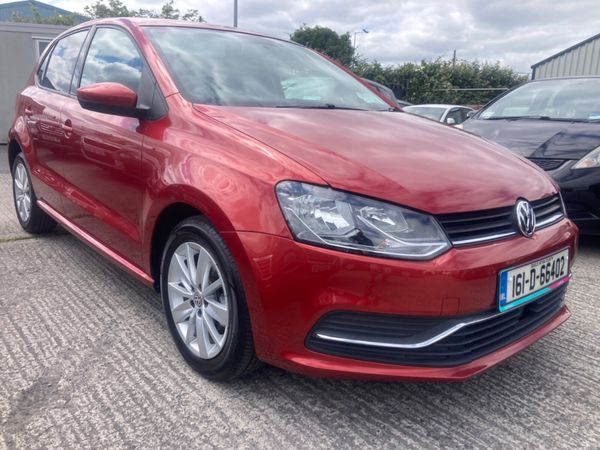 Volkswagen Polo Hatchback, Petrol, 2016, Red