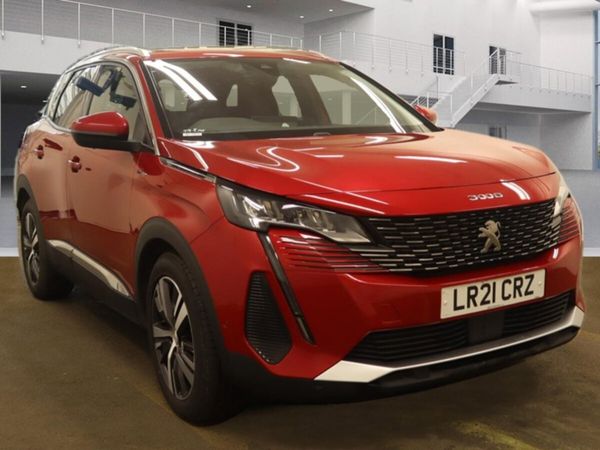 Peugeot 3008 SUV, Petrol Hybrid, 2021, Red