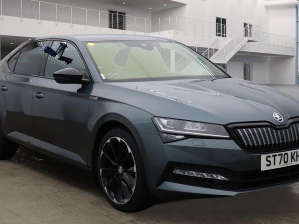 Skoda Superb Hatchback, Petrol Hybrid, 2020, Grey