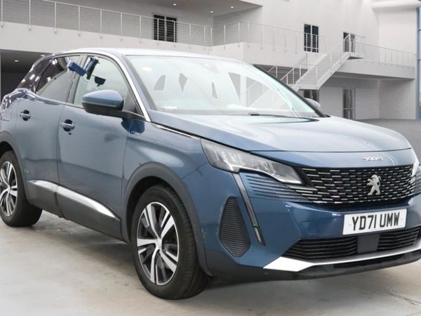 Peugeot 3008 SUV, Petrol Hybrid, 2021, Blue