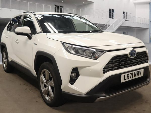 Toyota RAV4 SUV, Petrol Hybrid, 2021, White