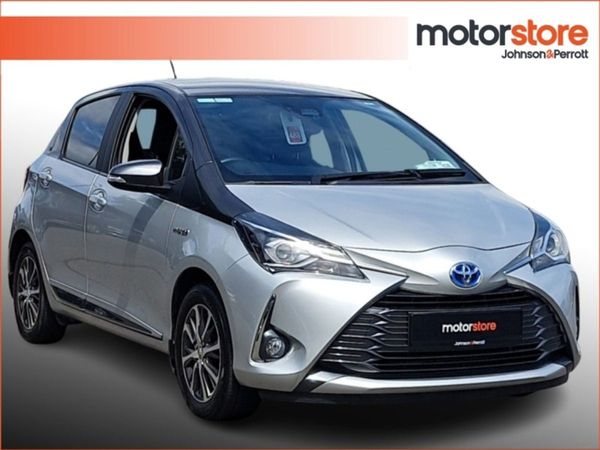 Toyota Yaris Hatchback, Petrol Hybrid, 2020, Silver