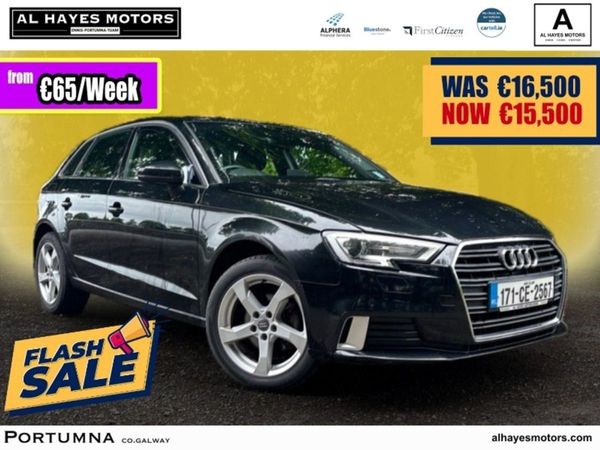 Audi A3 Hatchback, Diesel, 2017, Black
