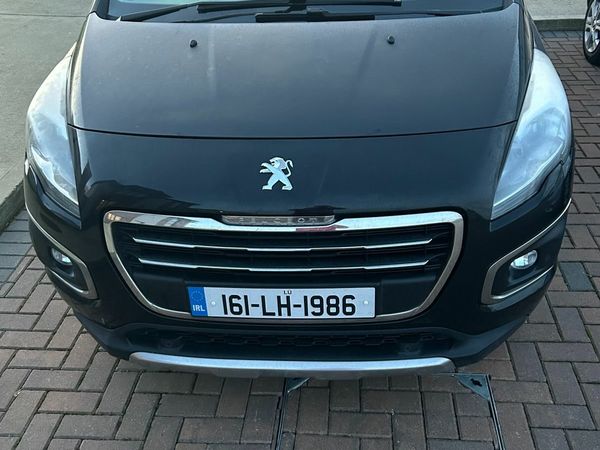 Peugeot 3008 SUV, Diesel, 2016, Black