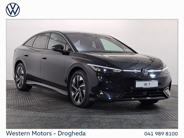 Volkswagen ID.7 Saloon, Electric, 2025, Black