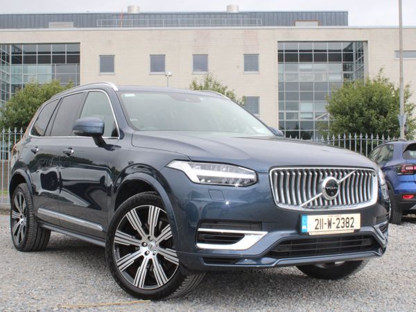 Volvo XC90 SUV, Petrol Plug-in Hybrid, 2021, Blue