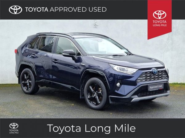Toyota RAV4 SUV, Petrol Hybrid, 2021, Blue