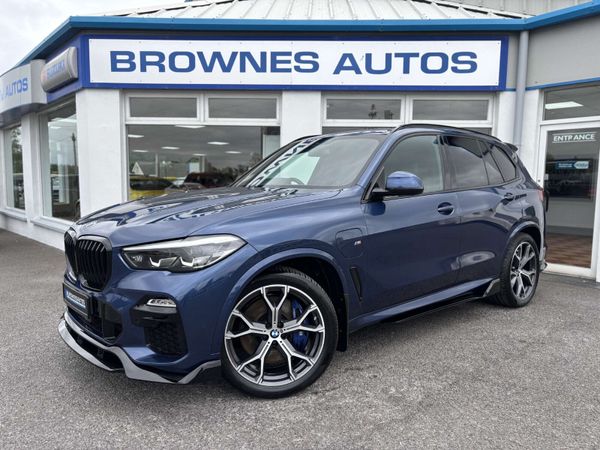 BMW X5 SUV, Petrol Plug-in Hybrid, 2021, Blue