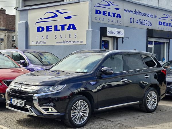 Mitsubishi Outlander SUV, Petrol Plug-in Hybrid, 2020, Black