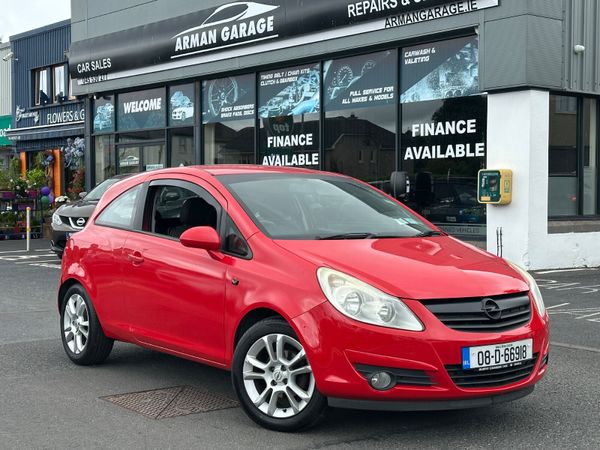 Opel Corsa Hatchback, Petrol, 2008, Red