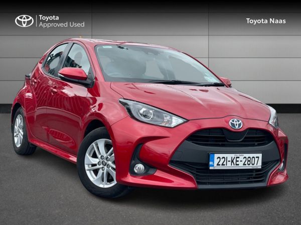 Toyota Yaris Hatchback, Petrol Hybrid, 2022, Red